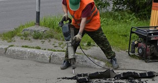 Демонтаж дорожных покрытий в Курчатове - асфальтовых и бетонных покрытий от Сварной-Крч от 581 рублей