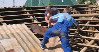 Демонтаж крыши в Курчатове - стоимость работ от 739 рублей за м2