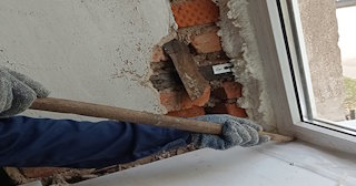 Демонтаж оконных откосов по выгодной цене от 528 руб. в Курчатове - Сварной-Крч